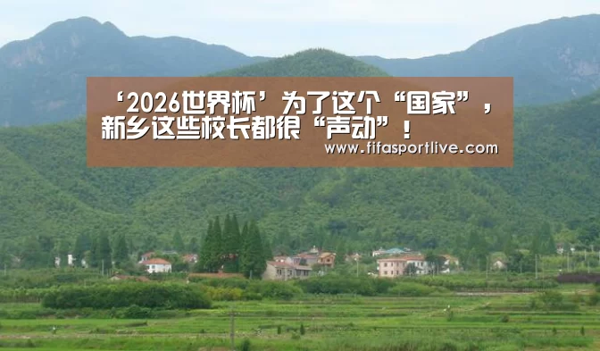 ‘2026世界杯’为了这个“国家”,新乡这些校长都很“声动”!(图2) 世界杯