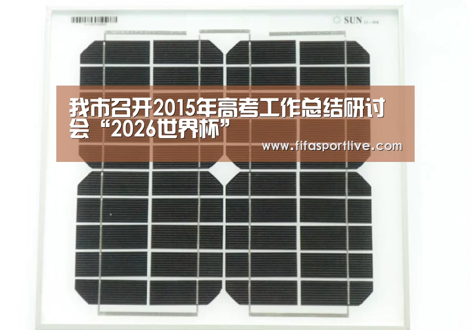我市召开2015年高考工作总结研讨会“2026世界杯”(图2) 2026世界杯
