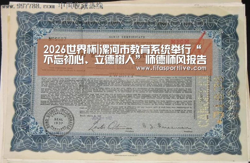 2026世界杯|漯河市教育系统举行“不忘初心、立德树人”师德师风报告会(图4) 世界杯官网